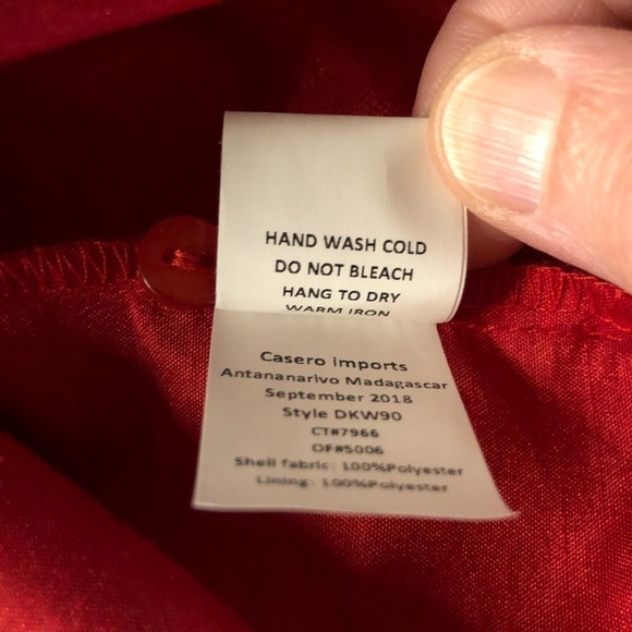 EDGEHILL COLLECTION - INFANT GIRLS RED FORMAL DRESS SIZE 3 MONTHS NWT - Picture 6 of 9